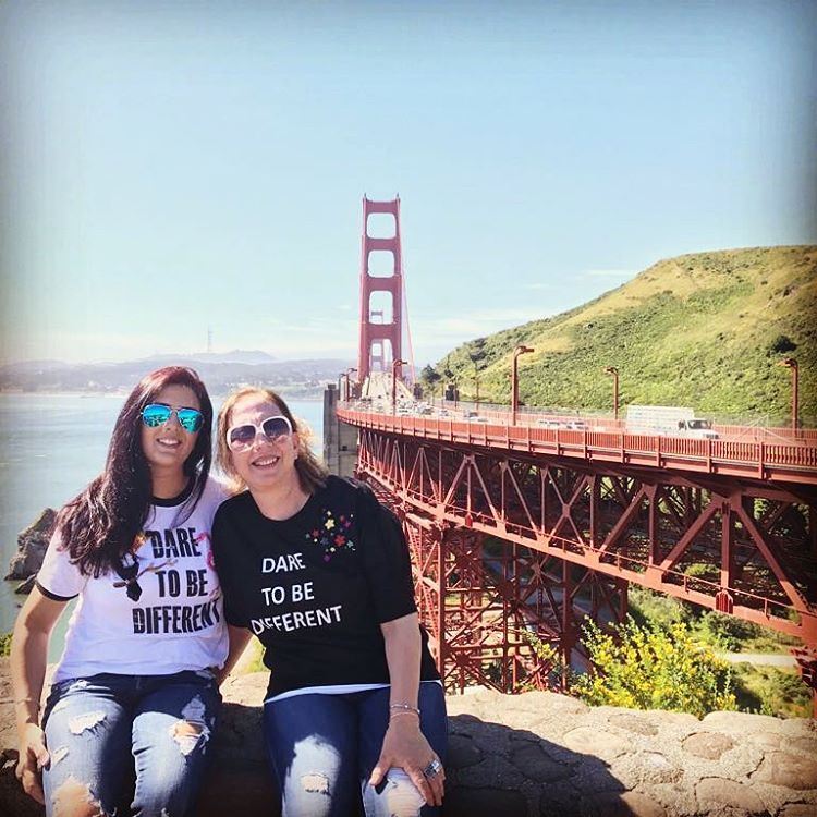  motheranddaughter   trenddemoibynermine   designer   lebanesedesigners  ... (Golden Gate Bridge)