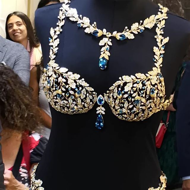  mouawadjewelry showing the latest  victoriasecrets  bra   jewels ... (Beirut Souks)