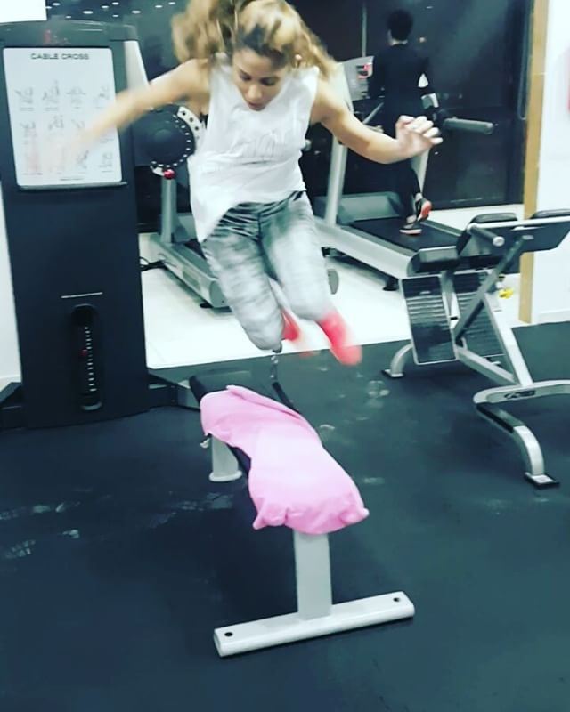 My champ yasmina always training harder and harder. That was her final...