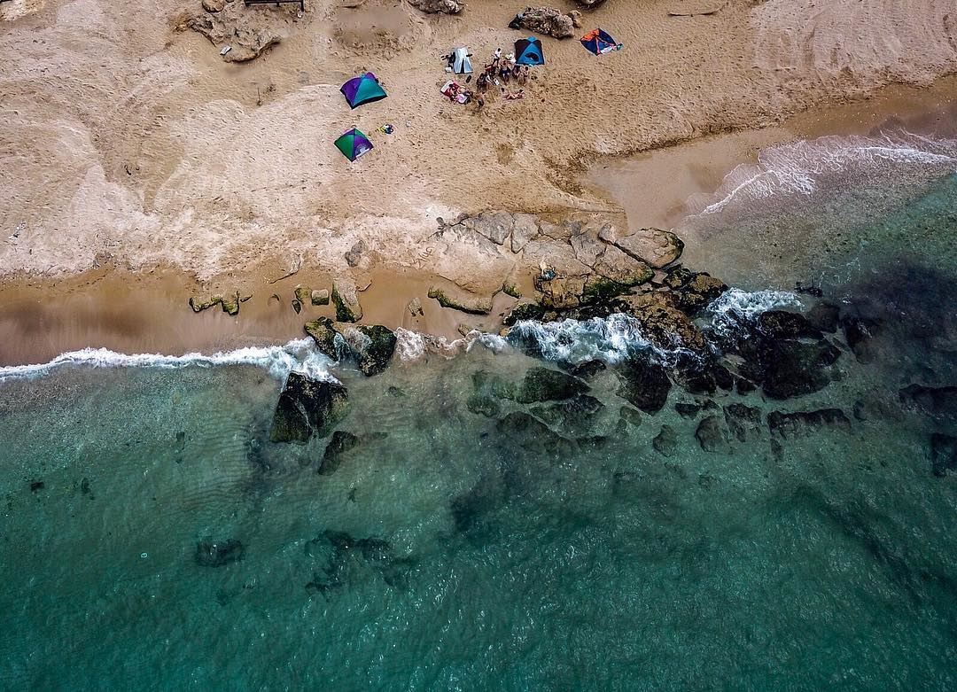 My first beach camp ☀️⛺️🏖.......... lebanon  lebanon_hdr ... (Batroûn)