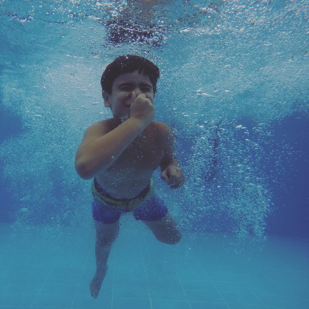 My 📷 is always ON even underwater 😇💙  adonaykrikita  myson  mycrazyson ... (Lebanon)
