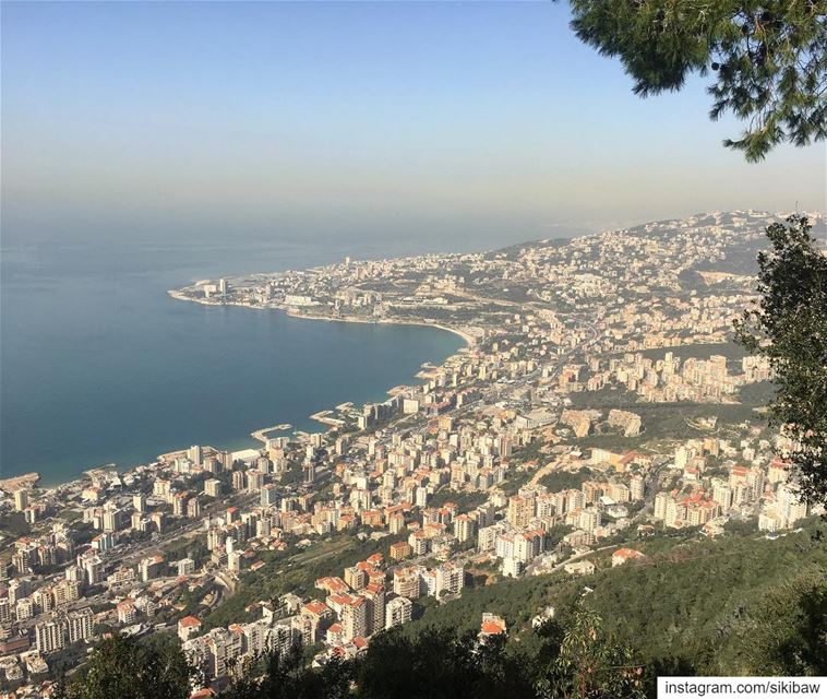 My Lebanon 🇱🇧 💙.  lebanon  lebaneseview_  lebanesevibes  mood beautiful... (Harîssa, Mont-Liban, Lebanon)