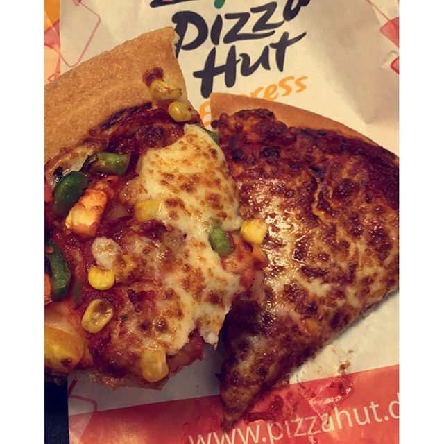 My quick food and work!!!! And my lovely food any time during the day.... (Pizza Hut)