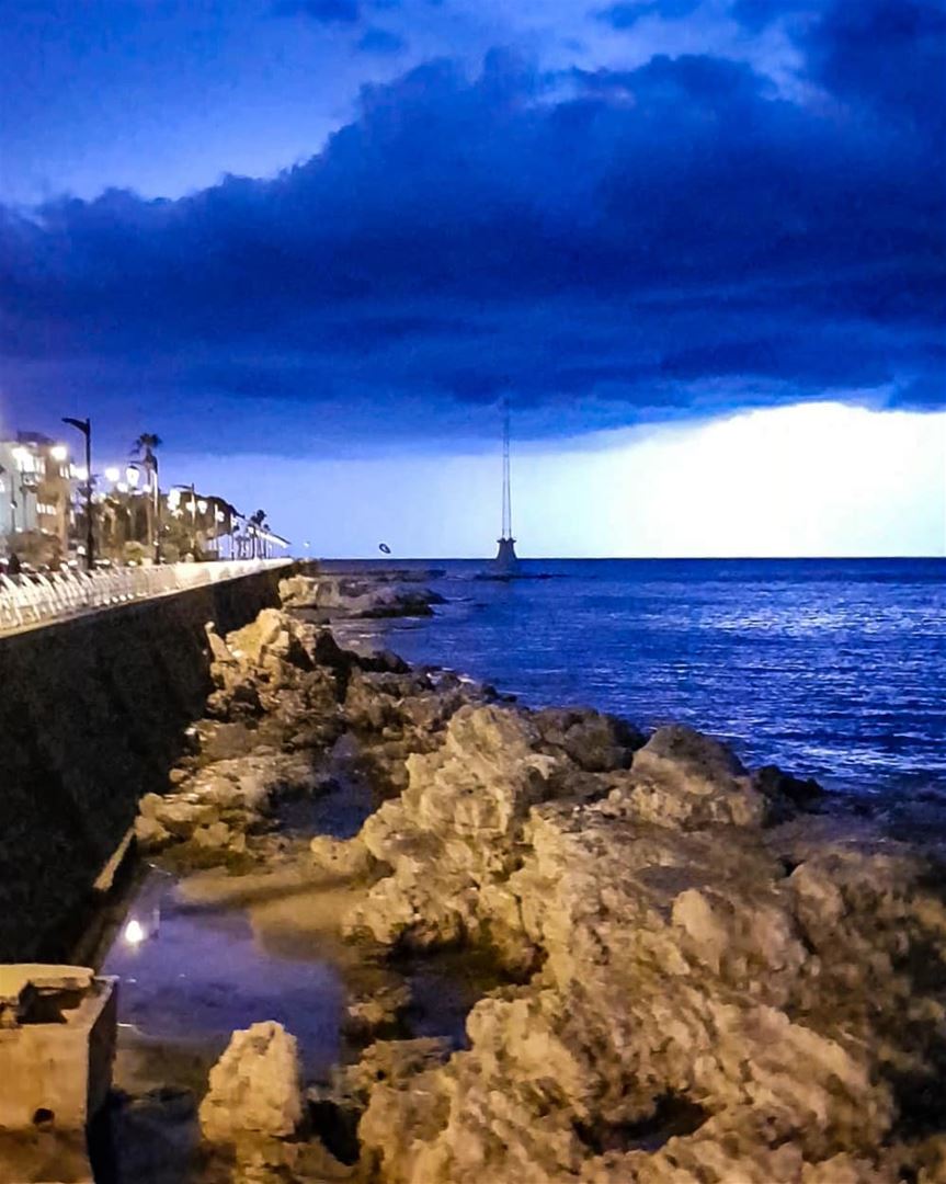 Natural Phototherapy..Just run and hug the rain and lightning..⚡Natural... (Beirut, Lebanon)