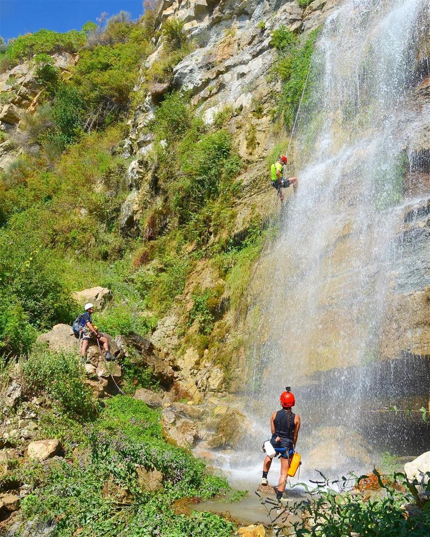 Natural  water park 🌿💦  Lebanon  waterfall ... (Hammana)