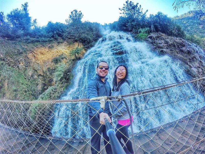  nature  waterfall 🏞 💧 livelovenature  livelovelebanon  explorelebanon ... (Ouyoun El Samak Waterfalls)