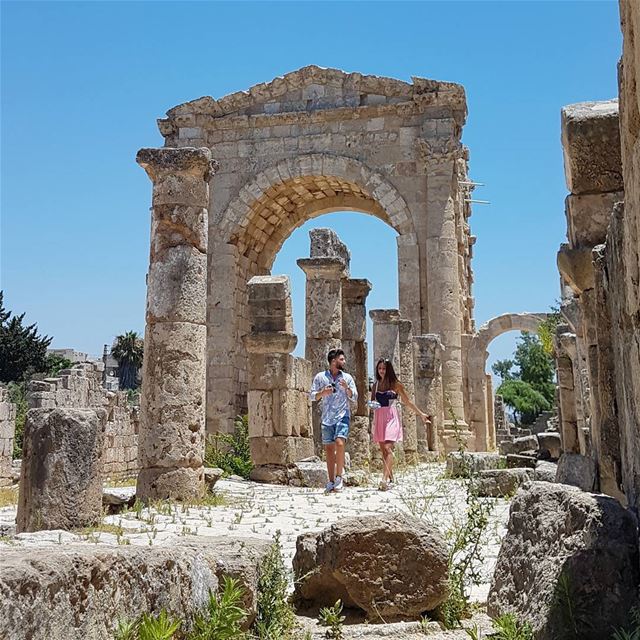 Never Stop Discovering @livelovetours @livelove.tyre 🏛   livelovebeirut ... (Roman ruins in Tyre)
