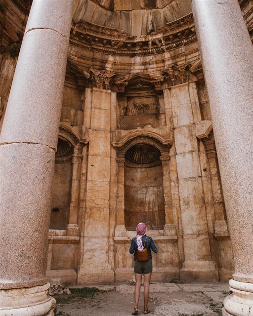New adventures just behind the corner ≈⠀⠀ ливан  lebanon ... (Baalbek , Roman Temple , Lebanon)