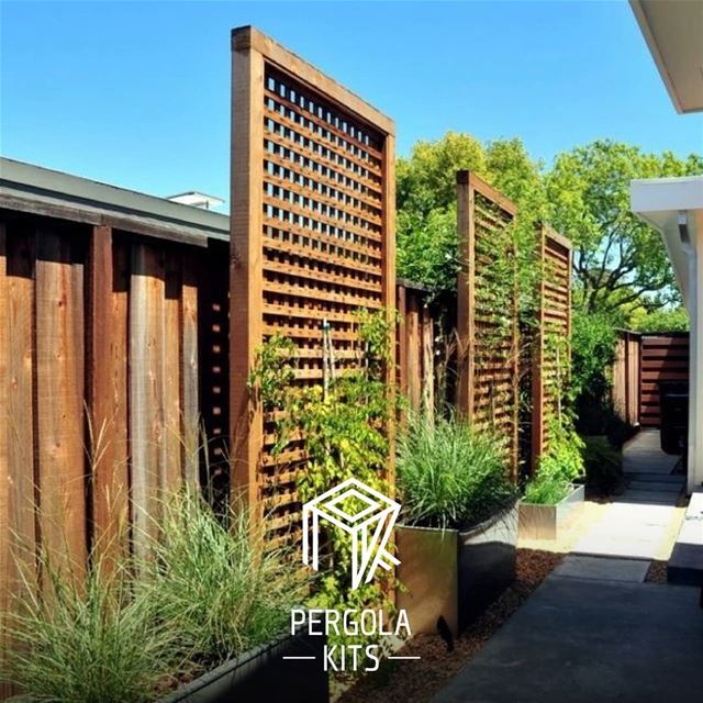 New From Pergola Kits: Lattice Privacy Wall!Customize your Own Wall & Get...