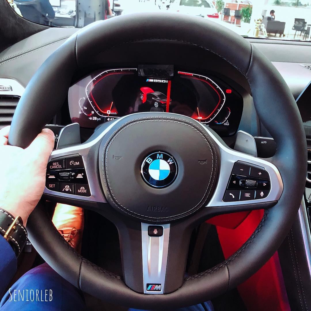 New Instrumental cluster and M steering wheel for the BMW M850i🔵🔴Ⓜ️ ————— (Dubai, United Arab Emirates)