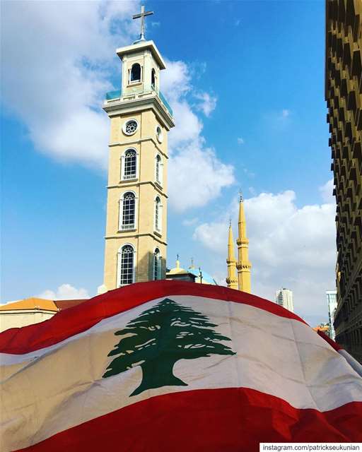 Nov. 17, La Révolution Libanaise. beirut  lebanon  weekend  sunset ... (ساحة الشهداء)
