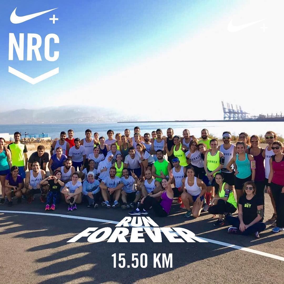  NRC  beirutmarathon team!  Sundayrunday  rkd  roadrunners  bey  beirut ... (Beirut Waterfront)