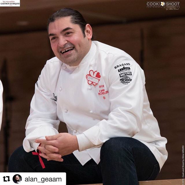 🇱🇧🇫🇷 O chef de cozinha libanês Alan Geaam, residente na França, é um... (Paris, France)