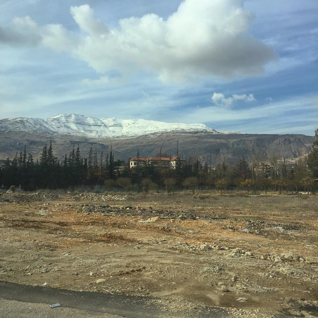 Of lands and mountains lebanon  bekaa  winter ... (Chtaura)