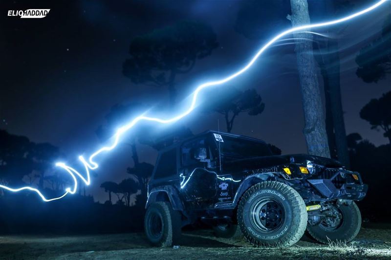  Offroad  Ride  Jeep  Wrangler  4x4  Night  Sky  Lights  Nature  Lebanon ...