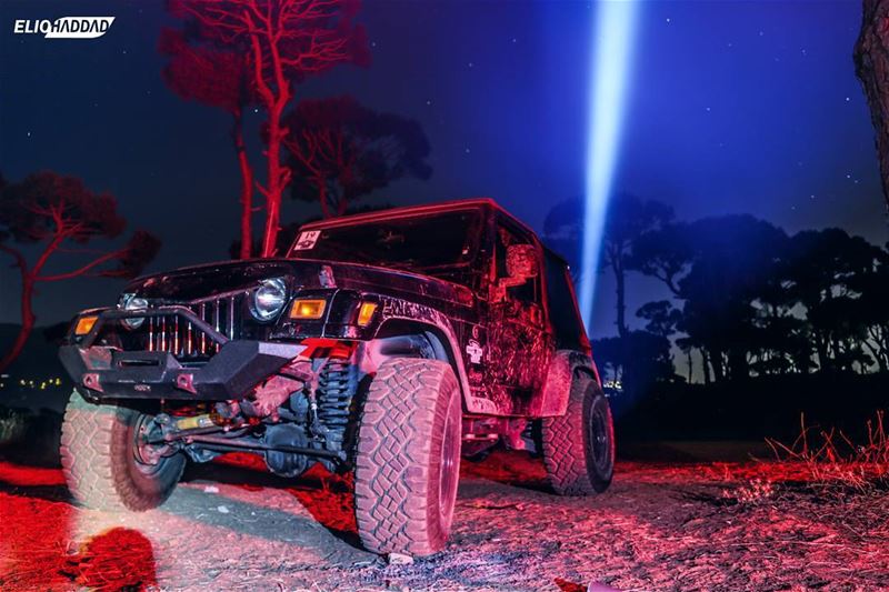  Offroad  Ride  Jeep  Wrangler  4x4  Night  Sky  Lights  Nature ...