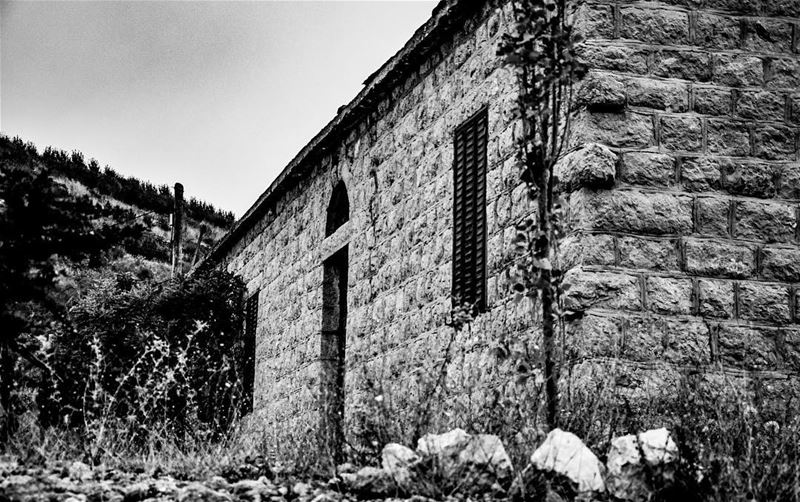 Old Lebanese house.   lebanesehouse  old  blackandwhite  bw  historical ... (Raachine)