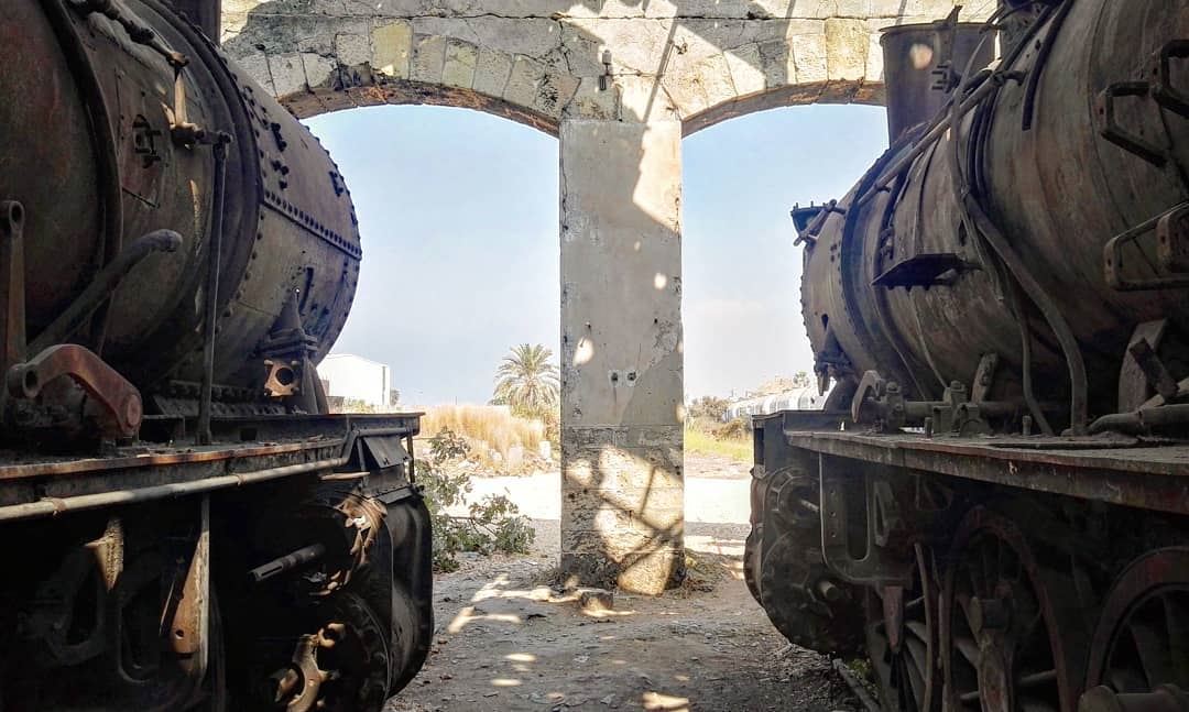  old  trains  steam  steamtrain  station  love  lebanon  lebanese  history... (Tripoli, Lebanon)