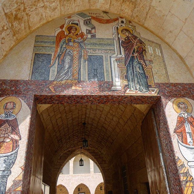 oldchurch oldmonastery religion architecture oldstructure archleb arcade (Saydet El Nourieh)