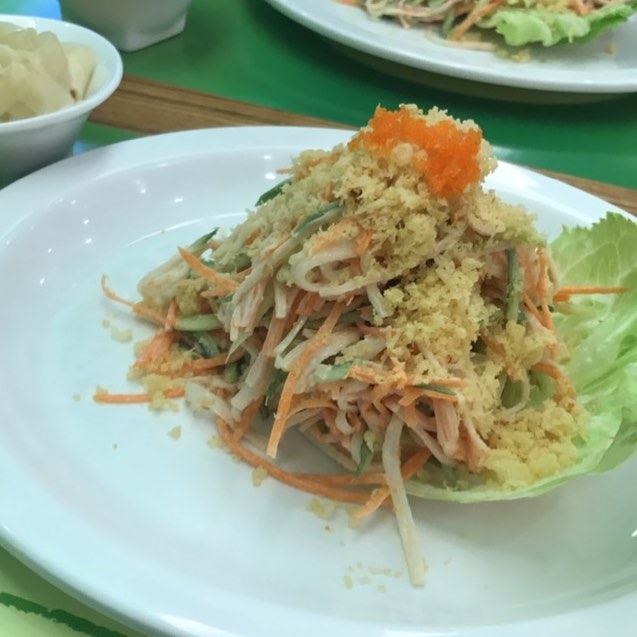 🦀 🥕 one of the best 😍 crab  crabsalad  seafood  carrots  beirut ... (SUSHi VERDE)