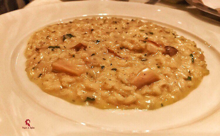 One of the best Risotto aux cêpes I ever tasted 🤤 .==================📍... (Hotel Albergo)