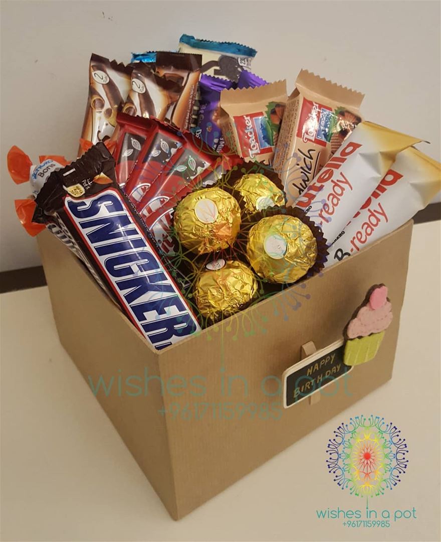 One way to say  happybirthday is  chocolate way ! T: 71159985 SnackBox...