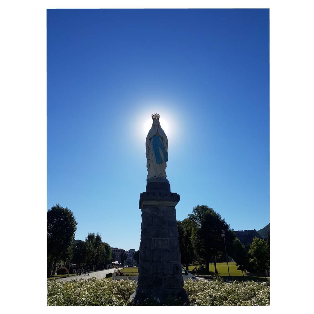 Our mother...Pray for us! HaveABlessedSunday sunshades--- TakeMeTo ... (Sanctuary of Our Lady of Lourdes)