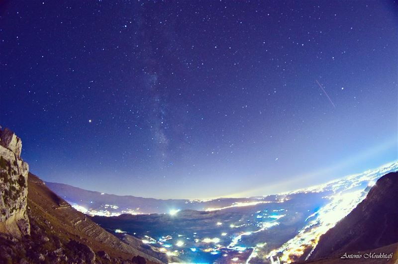 Our Sky is Better then Yours!  darkbluesky   stars  milkyway ... (Ehdène, Liban-Nord, Lebanon)