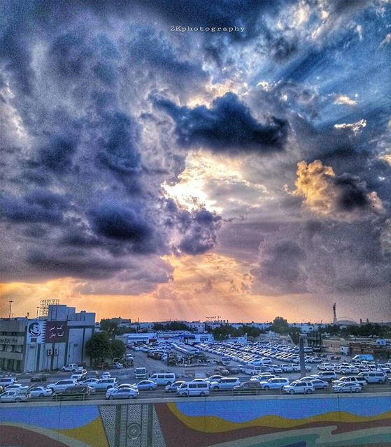 Our sky was perfect today 👍 * amazing_qatar  qatarism  clubhdrpro ... (Doha)