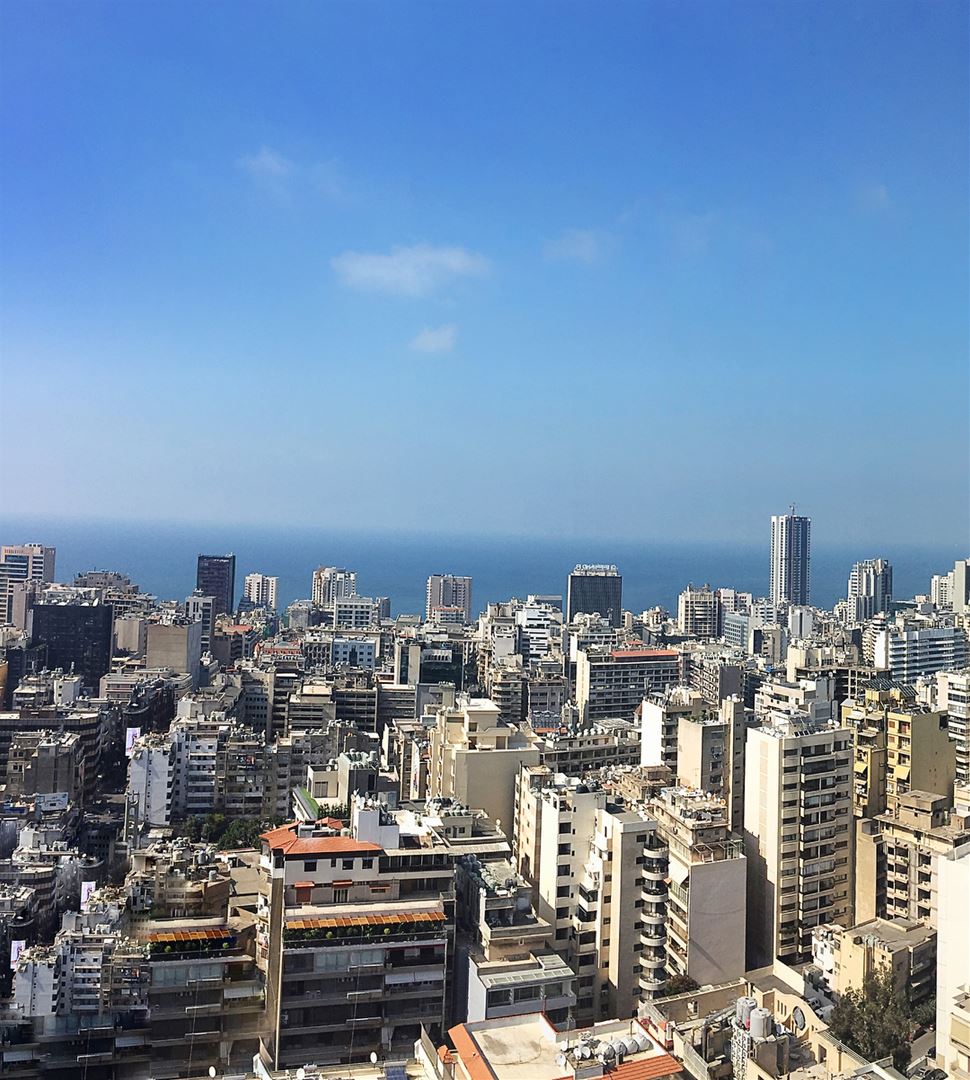 (Pano) Beirut Skyline 🌇😎🌲🇱🇧.We’ve all seen images of Beirut! Some... (Beirut, Lebanon)