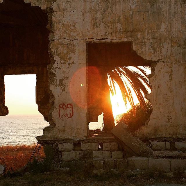 Paradise has been corrupted  Lebanon  sunset  ruins ...