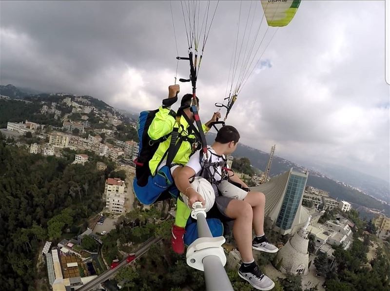  paragliding  paraglidin_over_lebanon  jounieh  beirut  harissa  lebanon ...