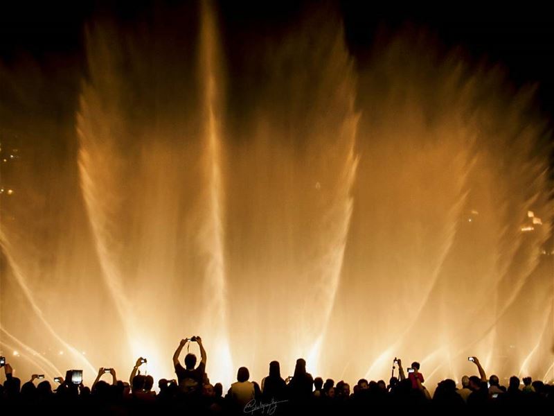 part 2  water  fountains  burjkhalifa  dubai  night  city  emirates ... (Waterdance At Dubai Mall)