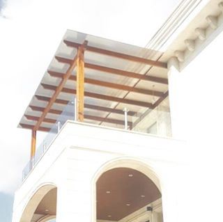  pergola  wood  iroko  polycarbonate  terrace  balcony  luxury  design ... (Amyun)
