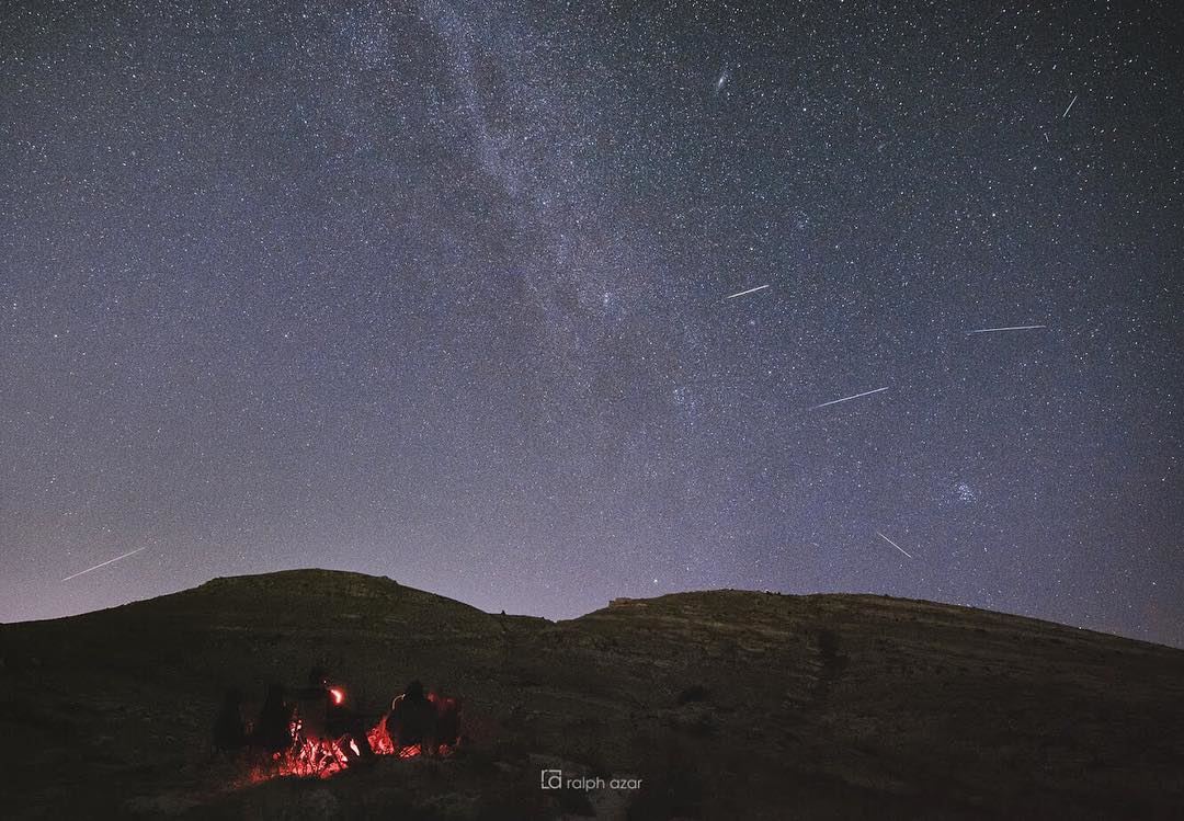💫 perseid meteor shower astrophotography  summer2018....... (Akoura, Mont-Liban, Lebanon)