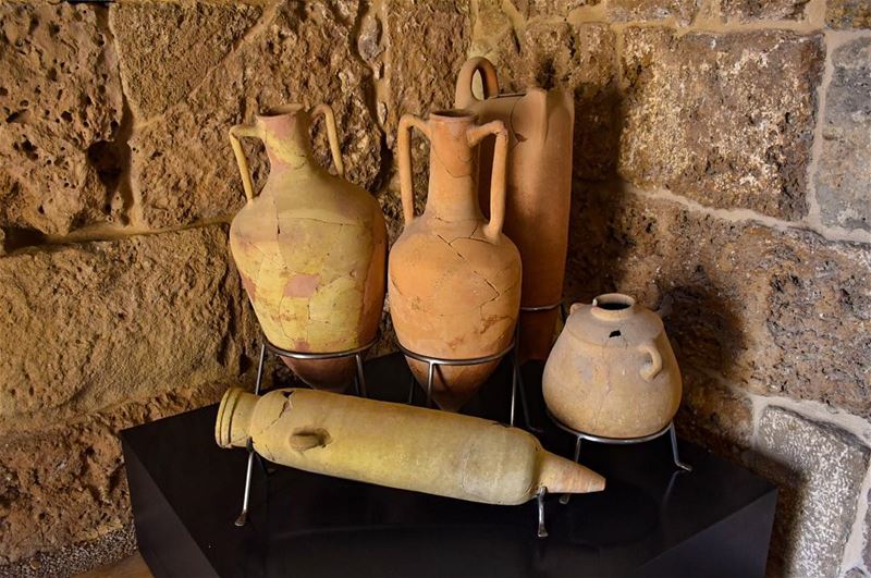 Phoenician Amphorae, Pottery from Roman, Iron Age, Persian and Hellenistic... (Byblos, Lebanon)