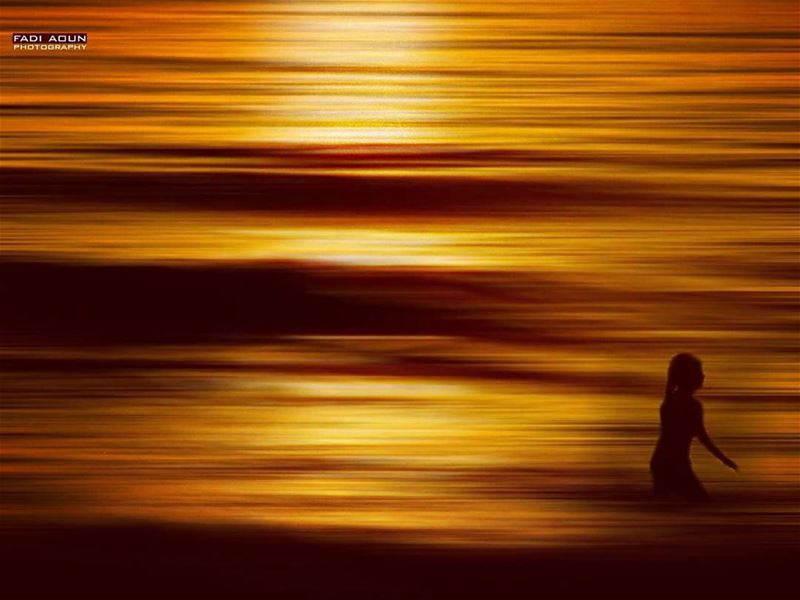  photo  fadiaoun @faaoun  sunset  sea  silhouette  girl  seascape ...
