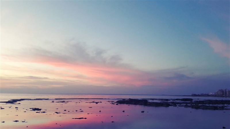 Pinkish sunset 🌅 Beach   Pinkish  Pinky  Pink   Tripoli  TripoliLB ... (El-Mina, Tripoli)