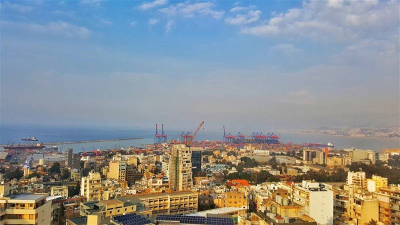 Port of beirut  viewfromthetop  20thfloorview  towers  greatview  rmeil ...
