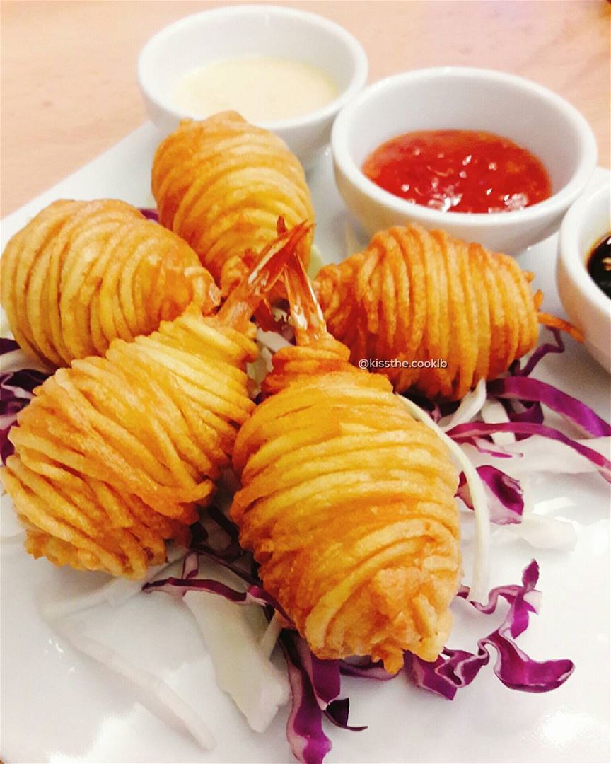 Potato Shrimps 🍤  kissthecooklb  batroun  sushi  shrimps  lebanon ... (Sushi Star & Gate)