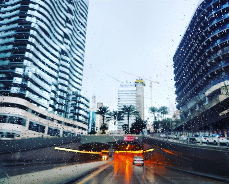 Rainy March lebanon  beirut  MyBeirut  city  city_explore  rain ... (Beirut, Lebanon)