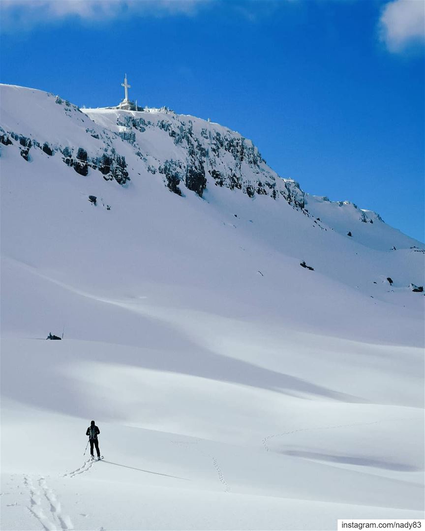 Random trails 🏔️..  backcountryskiing skitouring lebanon snow  ski ...