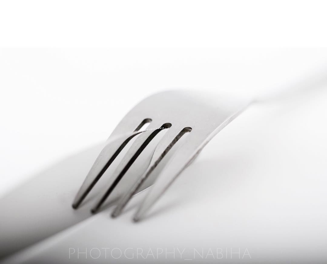 Reflecting,Abstracting,Photographing  blackandwhite  monochrome  fork ...