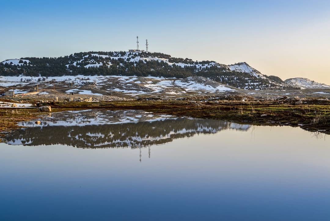 .Reflections on water. Dahr-El-Baidar LB, evening dear IGers➖➖➖➖➖➖➖➖➖➖➖➖➖ (Dahr El Baïdar, Mont-Liban, Lebanon)
