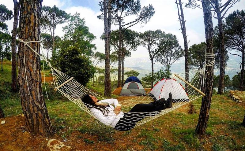  Relax  TakeItEasy  EnjoyLife  ToTheMax ⛺ Camping  Hammock  DeirElHarf ... (Le Camp)