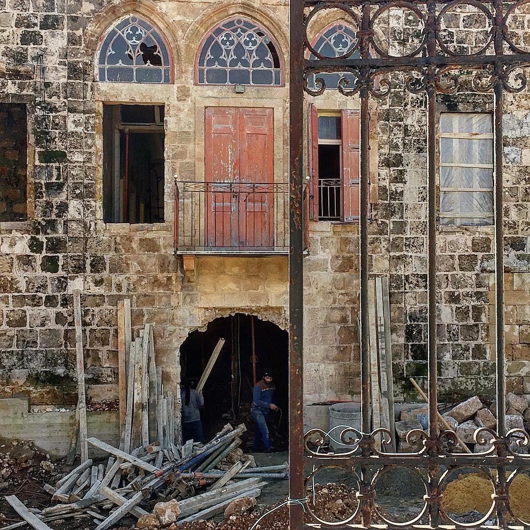 Renovation, works! .............. oldhouse  abandonned  renovation ... (Al Batrun, Liban-Nord, Lebanon)