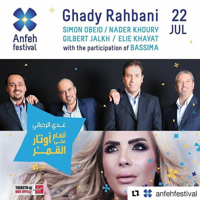  Repost @anfehfestival (@get_repost)・・・July 22 Anfeh Fesfival presents:...