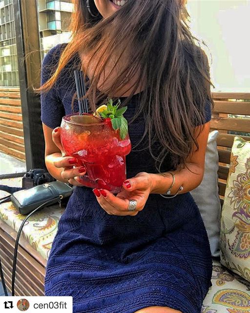 Repost  @cen03fit Sunset drinks 🍹 at @jackieobeirut 🌅  lebanoneats .....