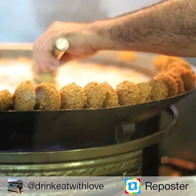 Repost from @drinkeatwithlove by Reposter @307apps (Falafel Sahyoun)