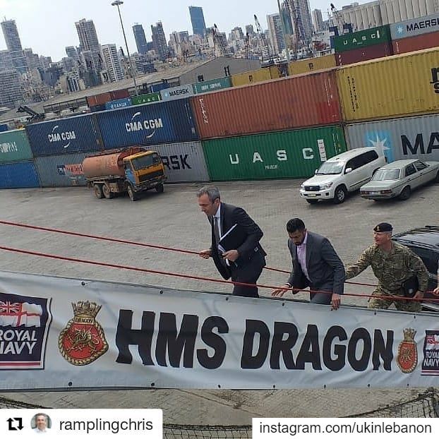  Repost @ramplingchris (@get_repost)・・・Boarding HMS Dragon. What a ship:...
